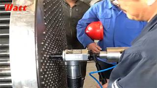 換熱管-管板坡口，V型坡口不太理想